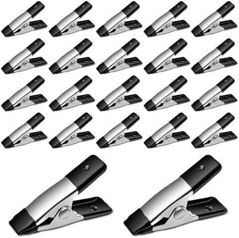 Mini Spring Clip 20 Pcs Mini Spring Clamps 2 Inch Small Metal Clips Heavy Duty Spring ...