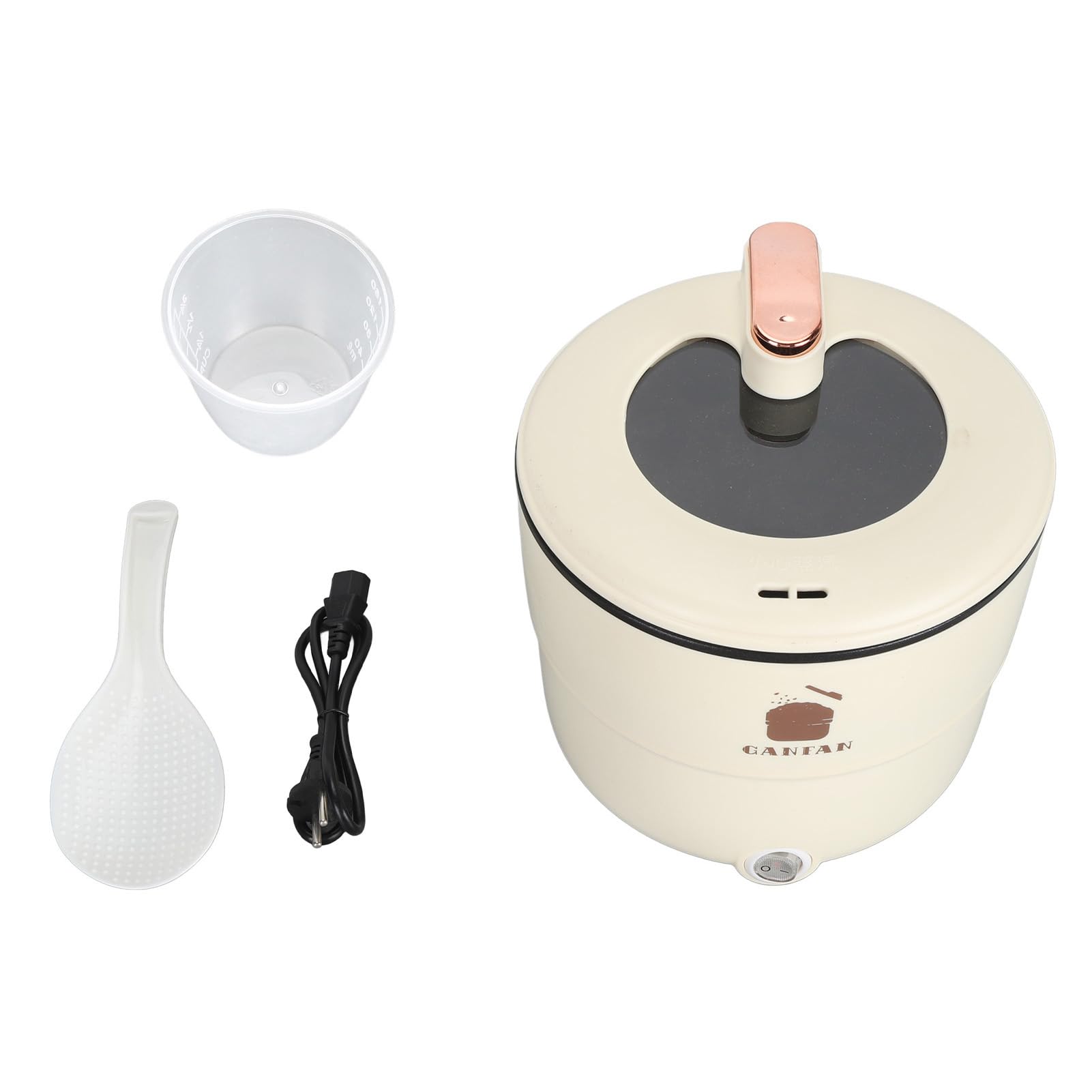 Pentola istantanea Arrocera Eléctrica con rivestimento antiaderente 1,8 L doppio strato anti-scottatura 300 W per stufato di zuppa, cottura a vapore