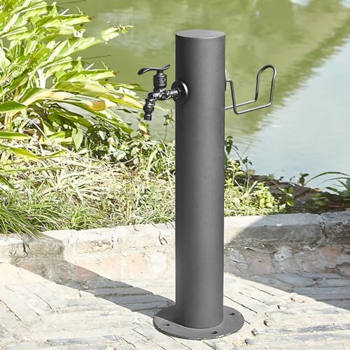 Colonne d'eau de jardin en inox 304 design vertical pour cour et potager