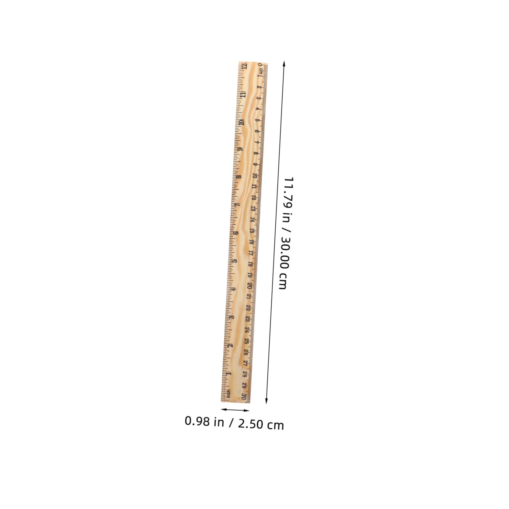 30cm Schneiderlineal aus Kunststoff für Nähen und Heimarbeit