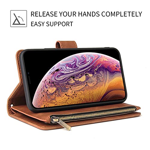Housse portefeuille Samsung A10 finition cuir rétro - 2