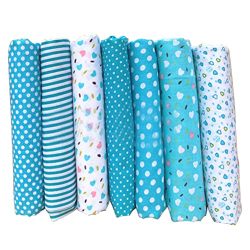7pcs/lot Floral Series Cotton Fabric DIY for Quilting Patchwork Cushions Pillows Sewing Material