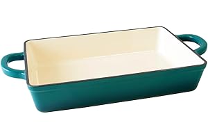 Crock Pot Cast Iron Enameled Cast Iron Lasagna Pan