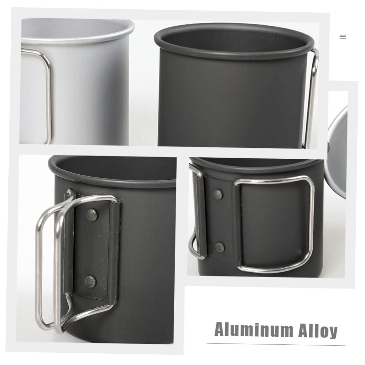 4piezas Taza De Agua Plegable Para Camping Portátil y Práctica Para Bebidas Calientes y Frías Diseño Moderno y Cómodo Utensilio Esencial Para Actividades Al Aire