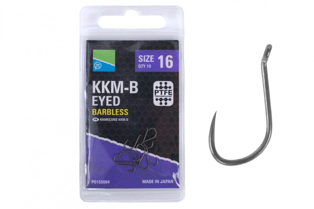 Preston Innovations KKM-B Barbless Hooks : 10