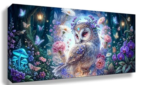 Peinture Diamant Hibou pour décoration de chambre d'adulte créatif