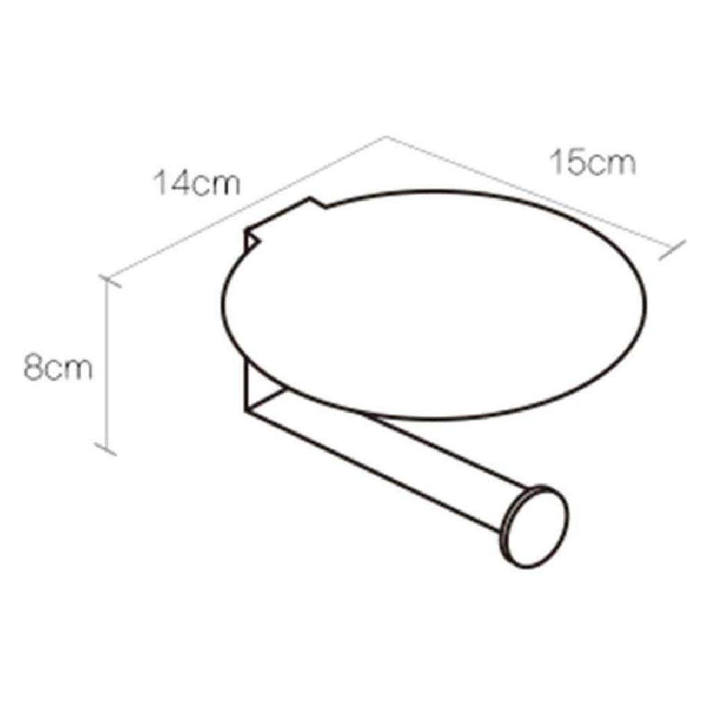 Metallo Supporto di Carta igienica Holder-Carta igienica con mensola in Acciaio Inox Bagno di Carta Supporto del tovagliolo Inoltre Cellulare Bagagli