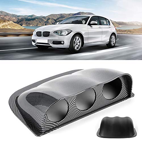 52Mm / 2In Universal 3 Hole Dashboard Gauge Holder,Abs Triple Gauge Pod Car Dashboard Meter Mount Bracket(Black) #TOP4