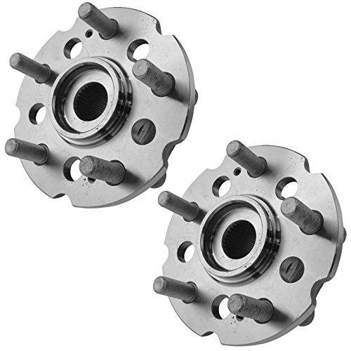 Image of TRQ Rear Left and Right Wheel Bearing and Hub Assembly Set 2 Piece Compatible with 2007-2013 Acura MDX 2010-2013 ZDX 2009-2015 Honda Pilot All Wheel Drive