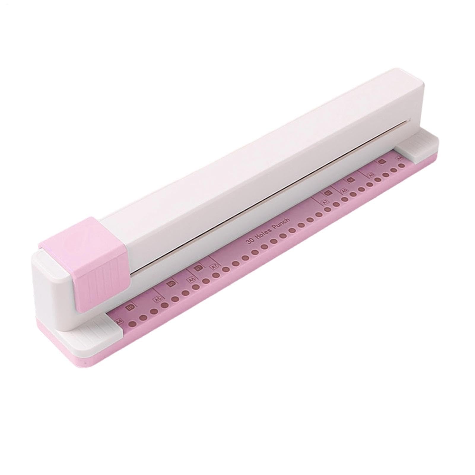 Perforadora de Papel Manual Taladradora manual de 30 orificios | Perforadora Manual De Papel para Cuadernos, Scrapbooking, Estudiantes, Mujeres, Hogar, Escuela y Oficina
