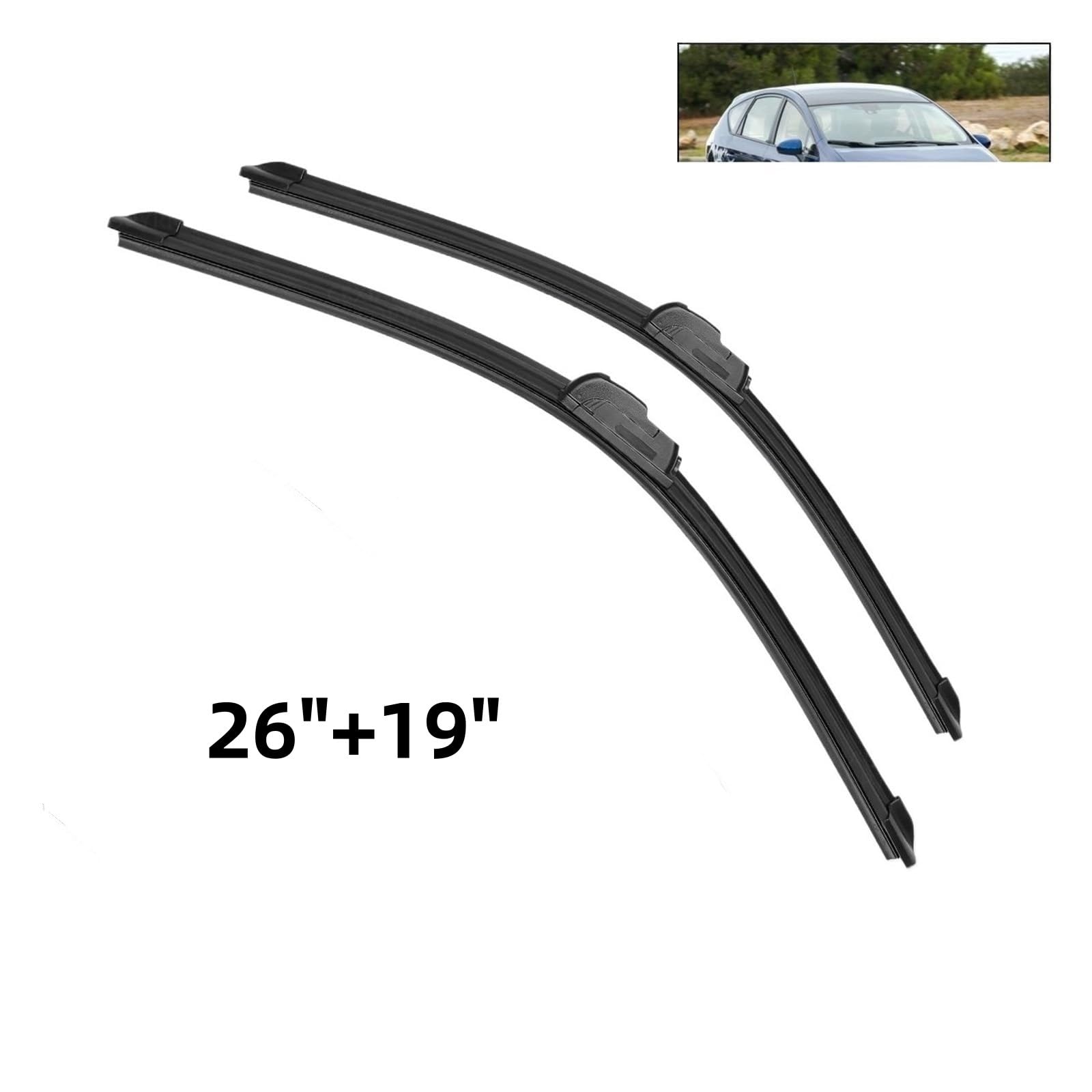 Escobillas limpiaparabrisas Delanteras de Coche para Toyota Prius V 2012-2017, Escobilla limpiaparabrisas Delantera Escobillas limpiaparabrisas de Coche