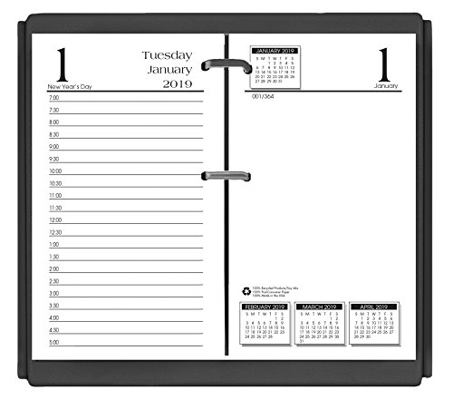 House of Doolittle 2019 Desk Calendar Refill, Daily, Economy, Fits #17 Base, 3.5 x 6 Inches, January - December (HOD4717-19)