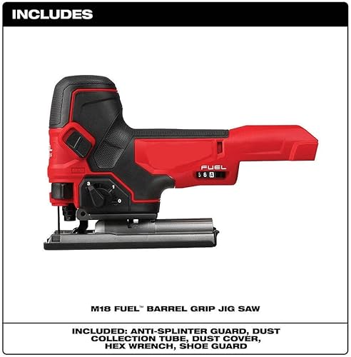 Miniatura 6 de Sierra de calar, herramienta de rompecabezas, herramientas eléctricas, sierra de calar inalámbrica, para Milwaukee 2737B-20 M18 FUEL 18V Sierra de