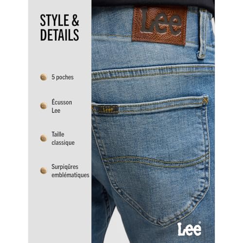 LEE - Jean Homme - Coupe Slim Droite - Extreme Motion - Lenny
