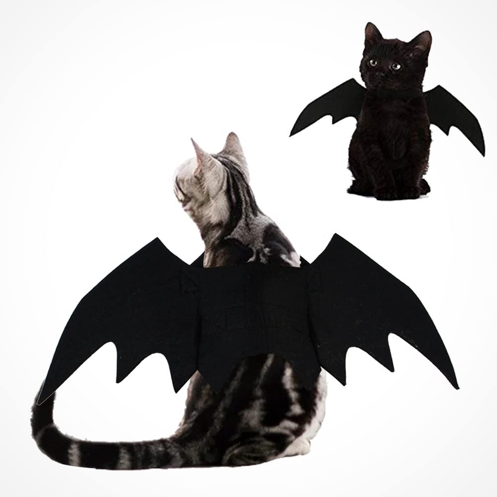 SMDARROY Halloween Pet Costume Bat Wings Cosplay Dog Costume Cat Costume for Party