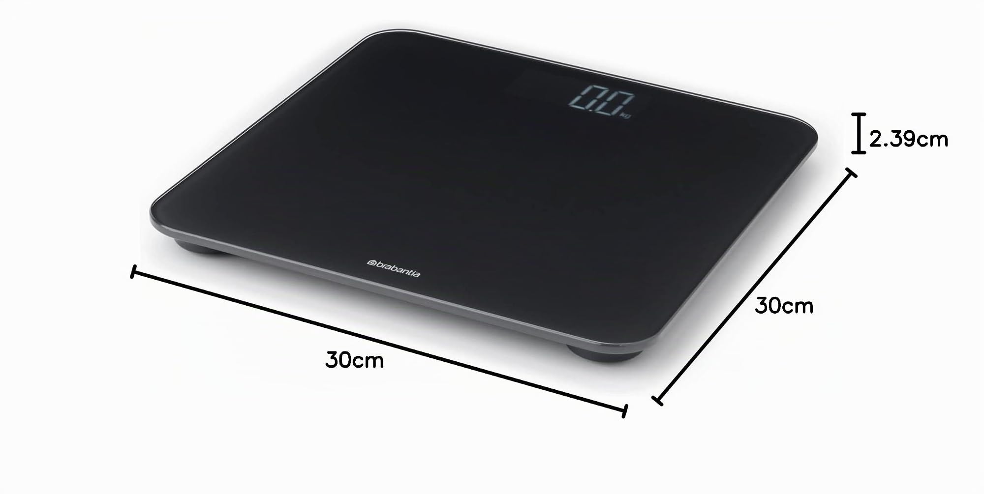 Brabantia 280122 Bilancia Pesapersona, Dark Grey