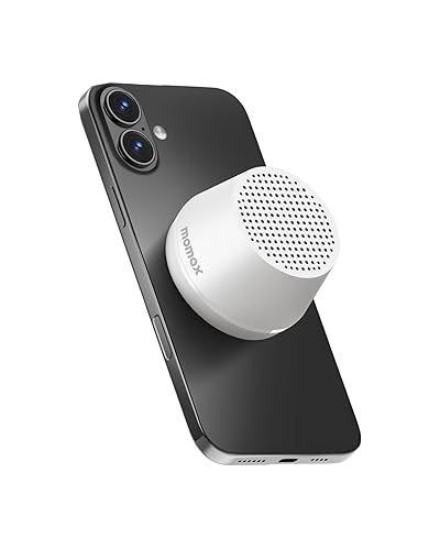 MOMAX Mini Portable Bluetooth Speaker - Magnetic Waterproof Speaker with
