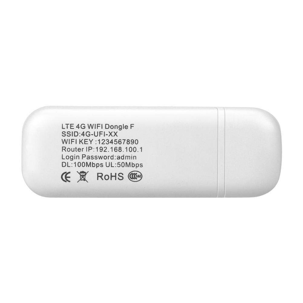 KSTE Routeur 4G, Modem 4G, 4G LTE réseau Adaptateur USB sans Fil WiFi Hotspot Router Modem Memory Stick (avec Fonction WiFi)
