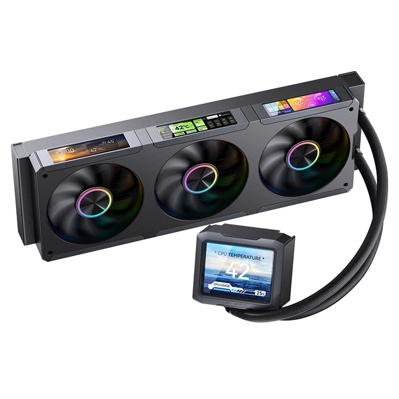 Amazon.co.jp: JONSBO 水冷 CPUクーラー 360mmラジエーター採用 AIO