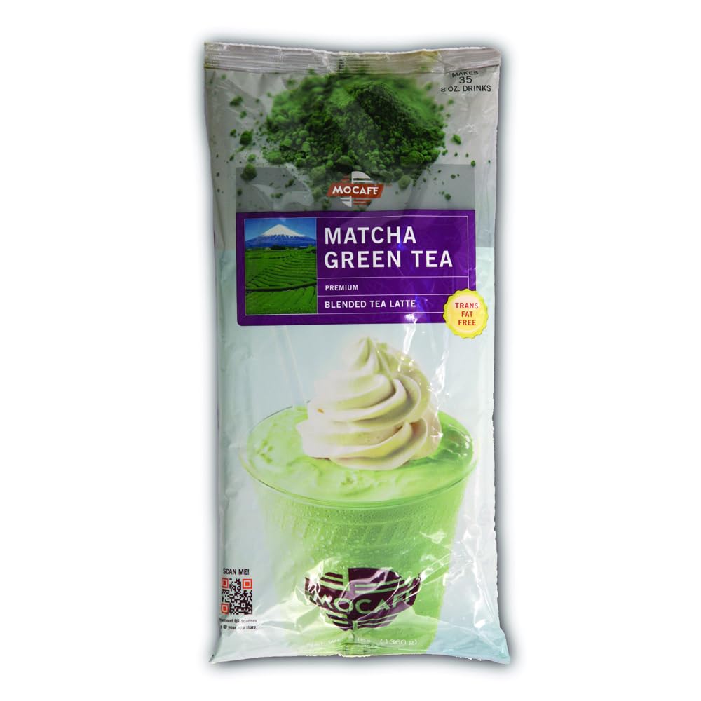 Mocafe Matcha Green Tea Latte 3 Pound Bag -- 4 per case. product thumbnail 5