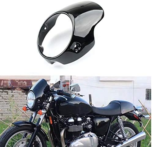 Motorcycle Headlight Fairing Mask Cowl for Bonneville T100 T120 SE Thruxton 900 Scrambler 2001-2019 Gloss Black