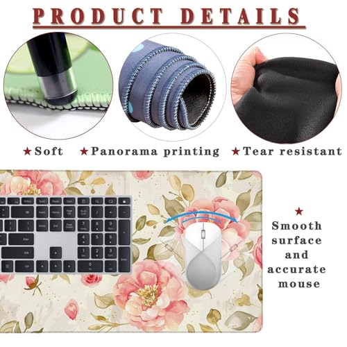 Tapis souris imperméable extra large 900x400 caoutchouc