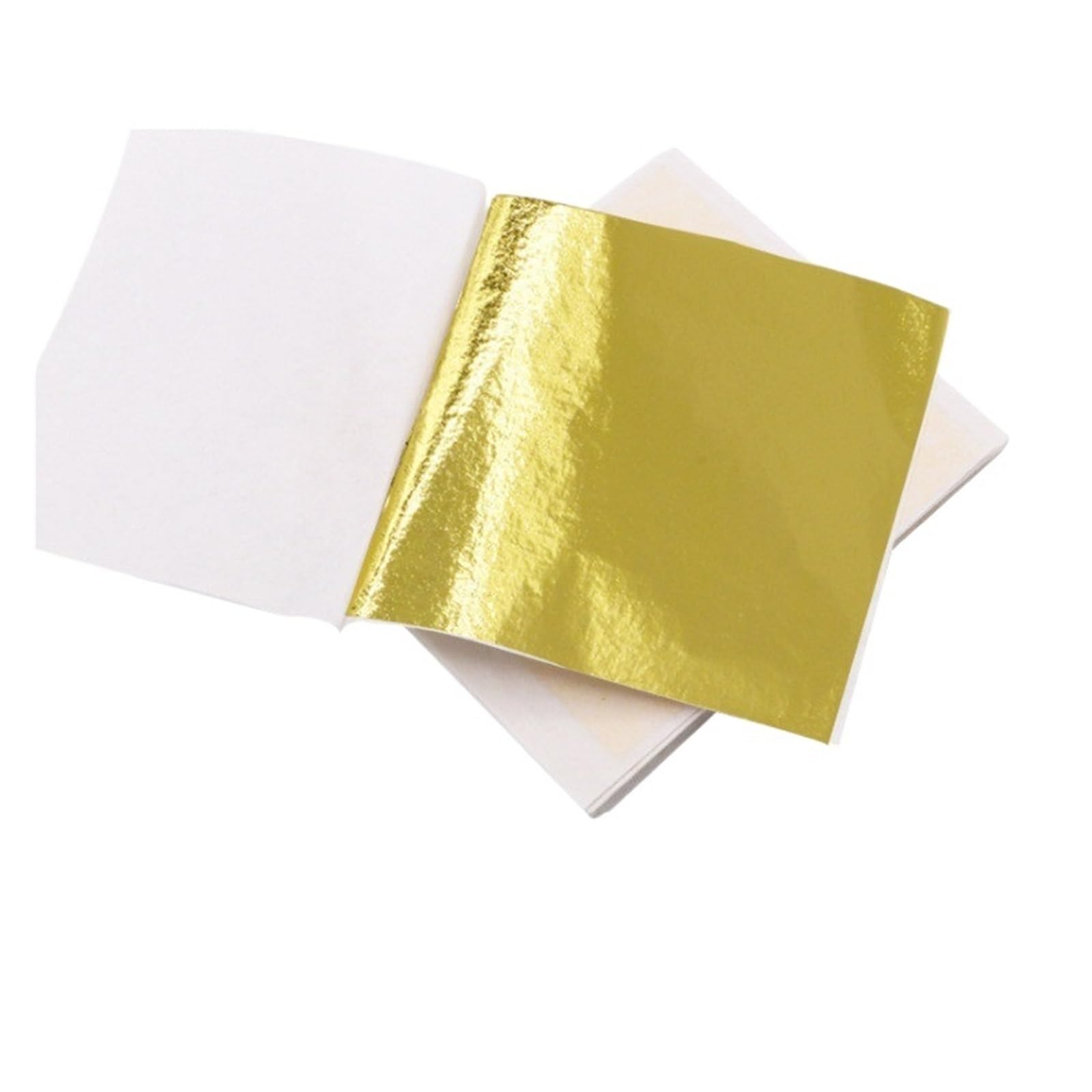 Gold Leaf Sheets, Gold Foil Transfer Sheets Multicolor 8.5x9cm 500 For DIY Art Craft And Nails(Gold 500pcs)