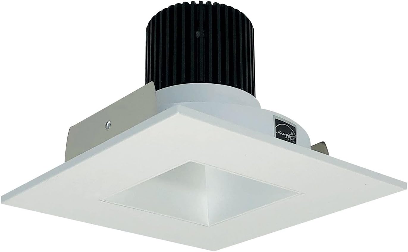 Nora Lighting NIO-4SNDSQ30XMPW/10 4" Square Deep Square Regress, Recessed Light White