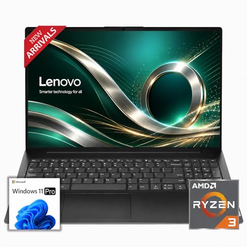 Lenovo 2026 New Generation V15 Business Laptop | Ryzen 3 7000-Series(Outperforms Intel i5-1235U) | 16GB DDR5 | 256GB PCIE | 15.6' FHD Display | Ultra Slim Design | Long Battery Life | Windows 11 Pro