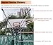 Ryanang Basketball Hoop Returner Return Attachment Floor Shooting Net Kit Pro Ball Rebounder Training Aid for Kids/Younth/Adults Easy to Fold
