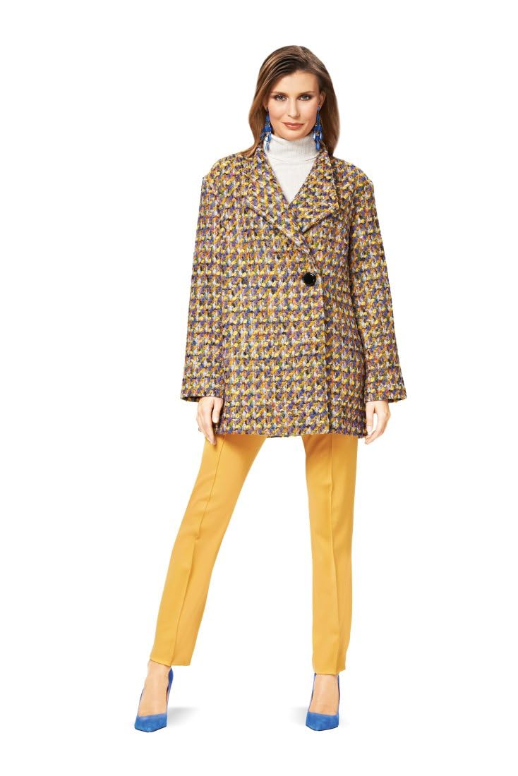 Patron De Couture BURDA Vintage - Veste-manteau - Tailles 36 à 46 - Neuf Non Découpé