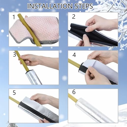 Manchon d'isolation thermique pour l'eau chaude du garage - 5