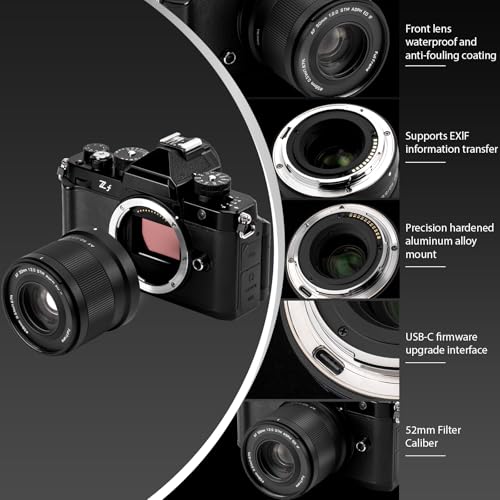 50mm F2.0 Full Frame Prime Lens for Nikon Z Mount | Fast AF, Large Aperture, Lightweight | Wide Angle Standard Prime Lens Compatible with Nikon Z8, Z9, Z6II, Z7II, Z5, Z50, ZF, Z30 Mirrorless Cameras
