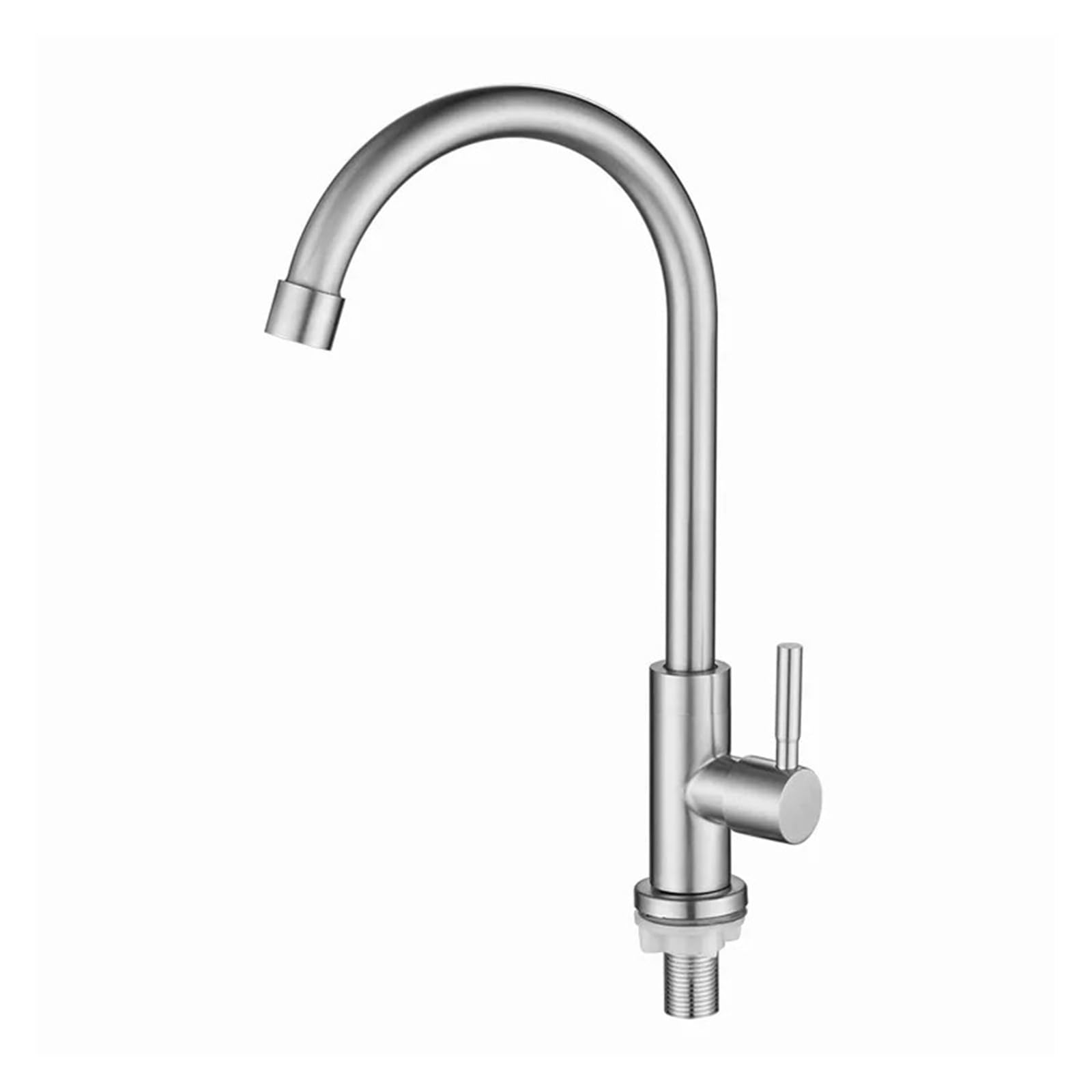 Grifo giratorio cocina anti salpicaduras acero inoxidable DC001