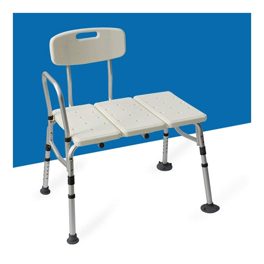 Chaise de salle de bain compacte pour douche sécurisée et assise stable à hauteur réglable