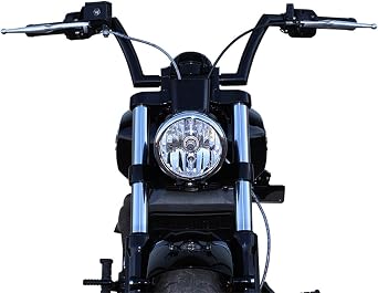 Twisted Choppers Vault Mitered Handlebars for 2015-2024 Indian Scout, Black