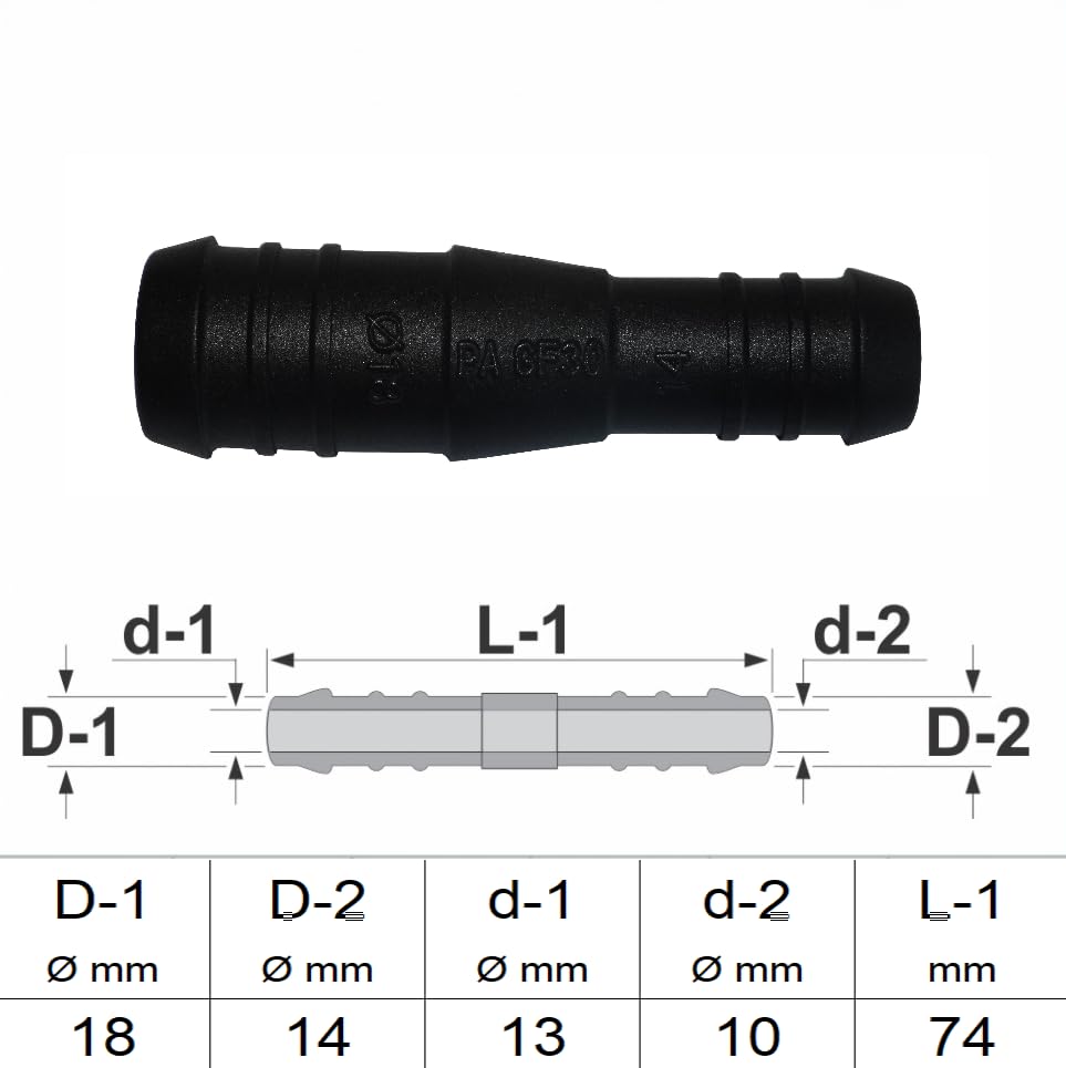Raccordi Per Tubi Di Scarico Da 18 Mm Connettore Per Tubo Di Plastica Per Alcuni Connettori Automatici Per Motori Ea888 18 Mm 1 Pz - Foto 12