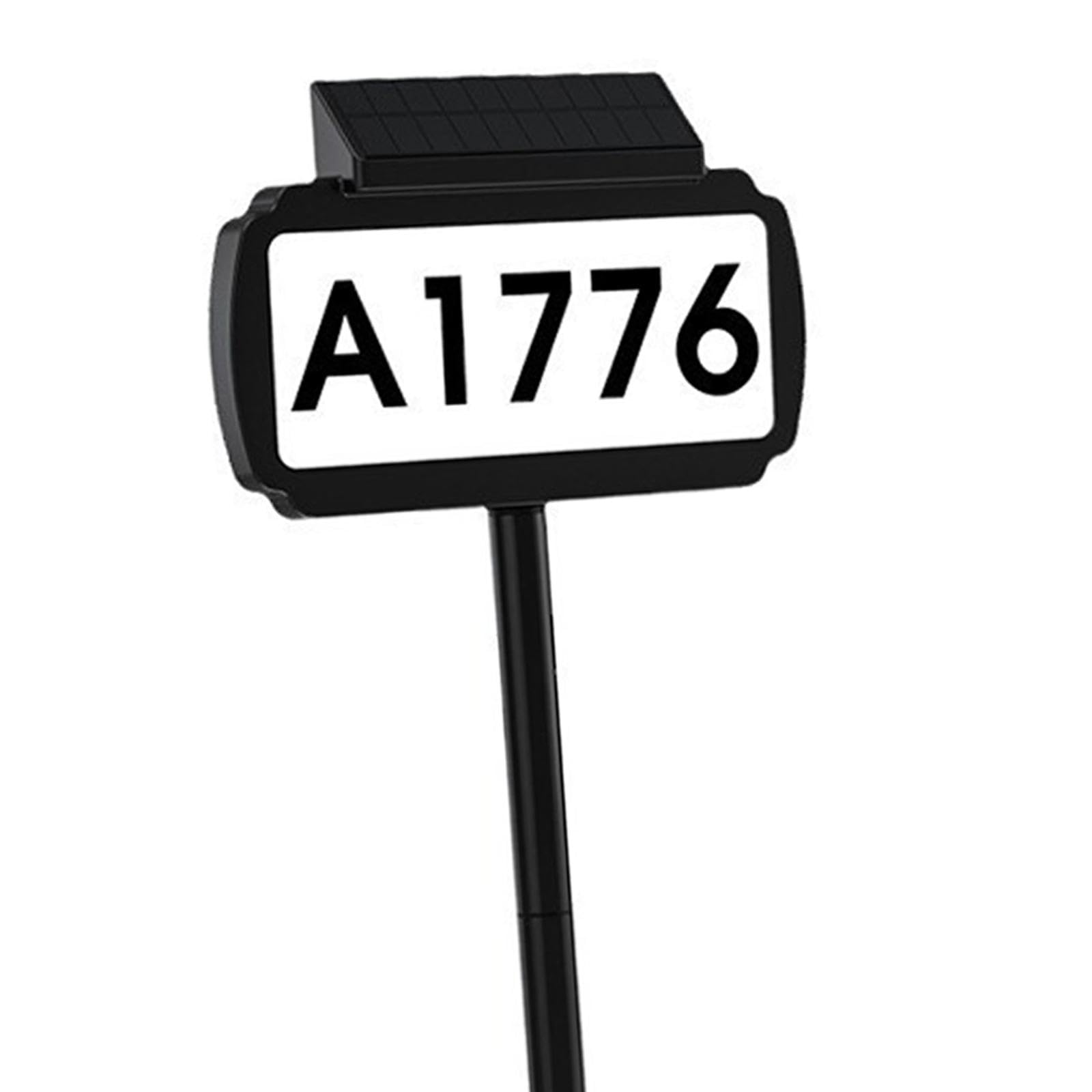Plaque D'adresse Lumineuse à LED avec Numéros de Maison