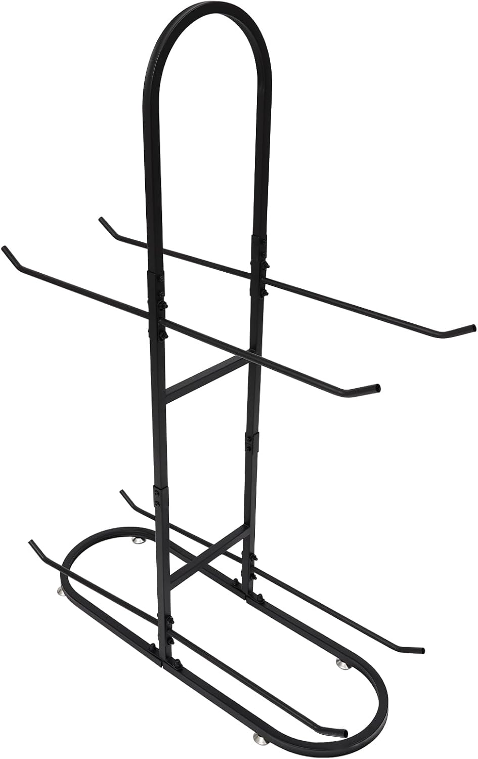 Stability Ball Rack, Metal Exercise Ball Holder with Round Base, Yoga Ball Stand Holder Medicine Ball Vertical Storage for Yoga Balls in Home Gym, Studio, Commercial Gym(Black)