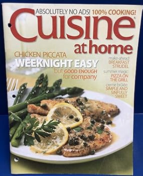 Paperback Cuisine At Home "Chicken Piccata" May 2013 Book