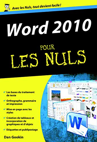 Word 2010 Poche Pour les nuls [French] 275402395X Book Cover