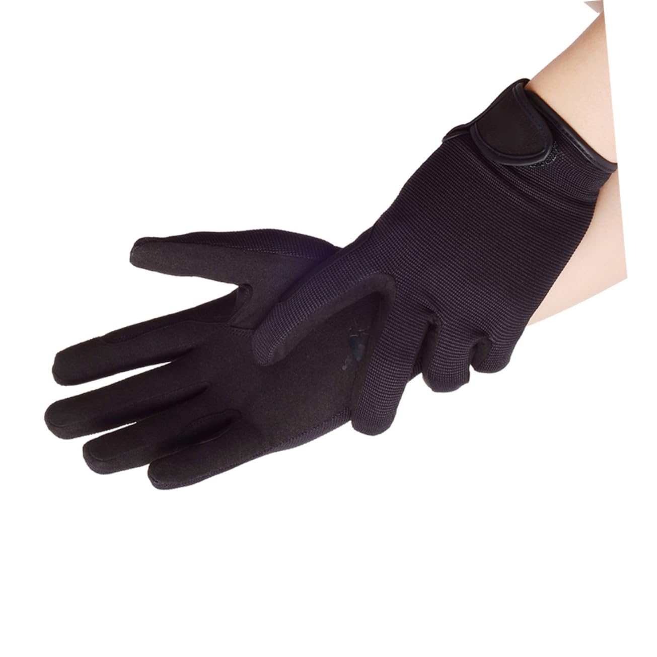 KOMBIUDA Lightweight Breathable Riding Gloves Equestrian Accessory Touch Conductive Comfort Size l