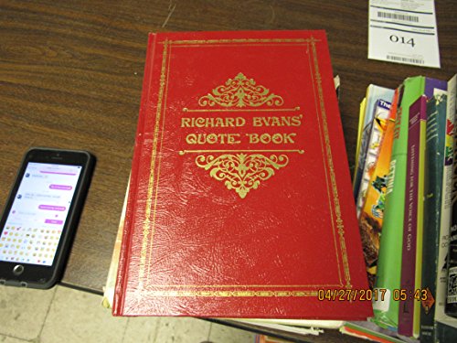 Richard Evans' Quote Book B000GLW150 Book Cover