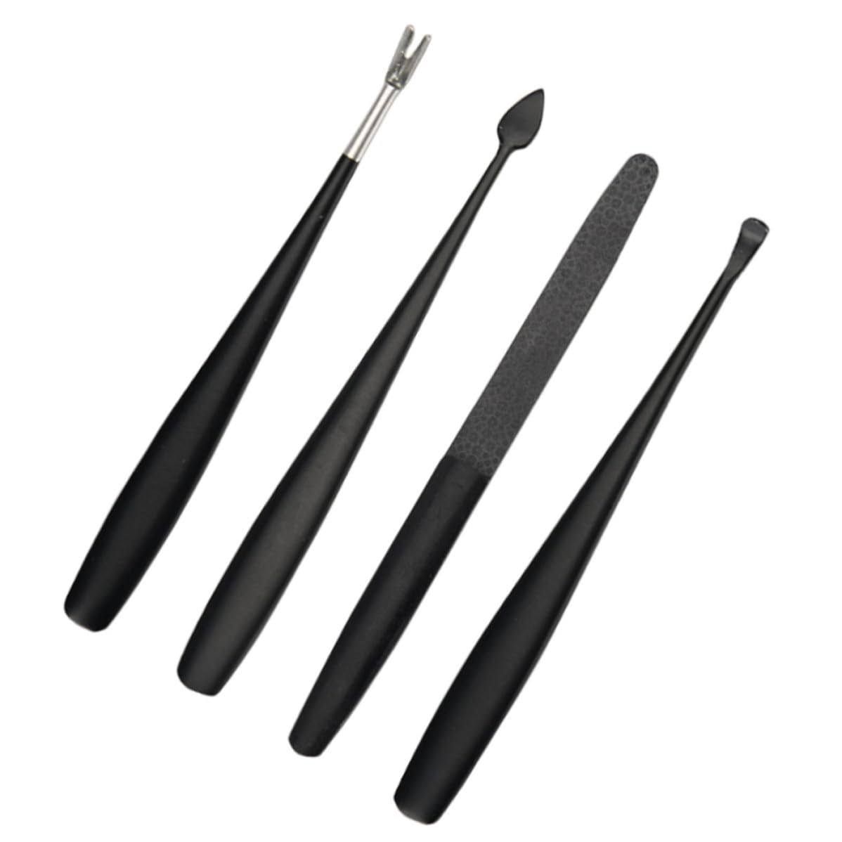 SHOWERORO Professional Craftsmanship Precision Compact Lightweight Design Nail Manicure Tools Set 4pcs Stainless Steel Cuticle Trimmers and Dead Skin Removers with Home and Salon Use