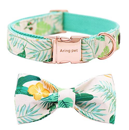 ARING PET Bowtie Dog Collar Adjustable Collars with Bow Tie for Dogs Small Medium Large