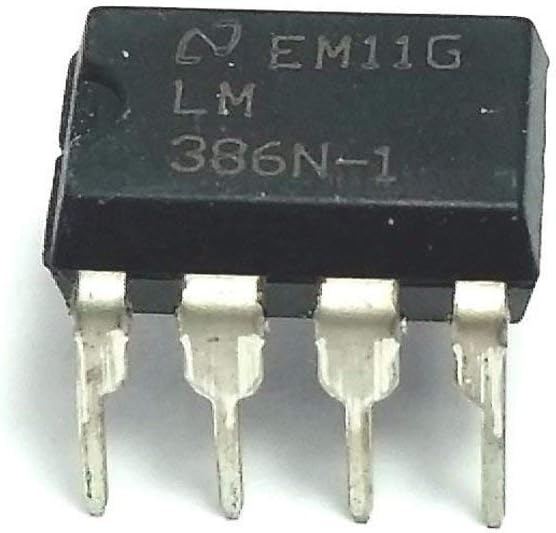 National Semiconductor LM386N-1 LM386 Wide Input Voltage Low Power Audio Amplifier with Internal Gain DIP-8 (Pack of 20)