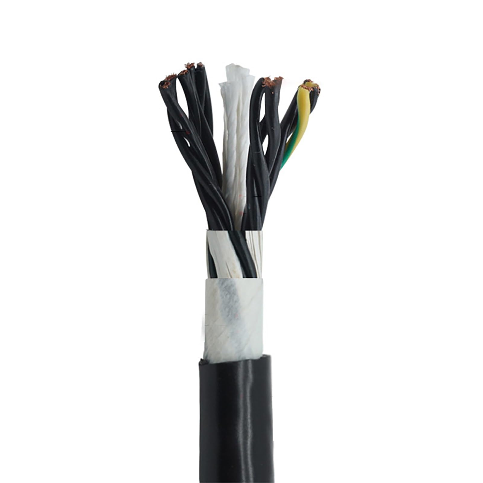 Câble de signal de commande TRRVV 8 conducteurs étanche résistant huile