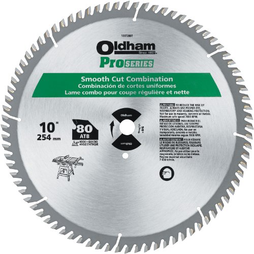 Porter-Cable 1007280T 10-Inch 80T Carbide Saw Blade, Signature Woodworking #TOP13