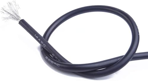 Miniatura 2 de Accessories 5 Meter AMASS14AWG Silicone Wire 14 AWG Silica Gel Wires Conductor Construction 14# high Temp Tinned Copper Cable - (Color Blue)