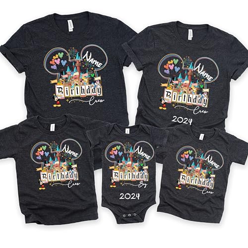 Birthday Squad Matching Shirts, Matching Shirts for Families, Universal Family Shirt, Family Vacation Trip, Magical Birthday Crew